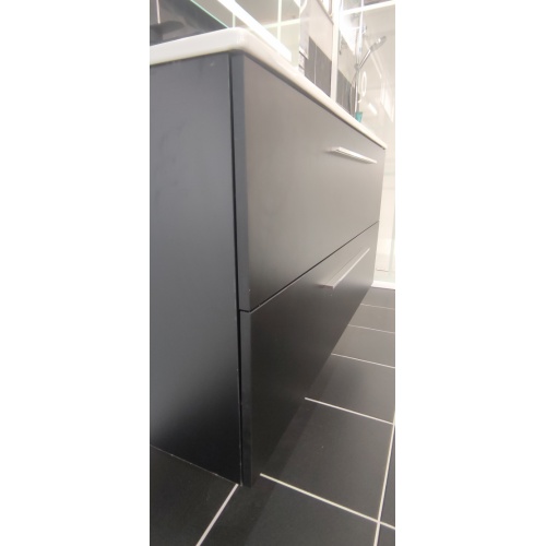 Meuble double vasque + Colonne PRIMARO Noir Mat** PRIMARO Noir (7) Meuble double vasque + Colonne PRIMARO Noir Mat** PRIMARO Noir (7)