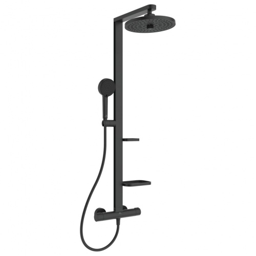 Colonne de douche thermostatique ALU+ Noir Mat BD583XG (1) Colonne de douche thermostatique ALU+ Noir Mat BD583XG (1)