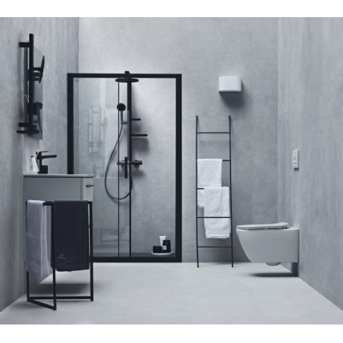 Colonne de douche thermostatique ALU+ Noir Mat BD583XG (5) Colonne de douche thermostatique ALU+ Noir Mat BD583XG (5)