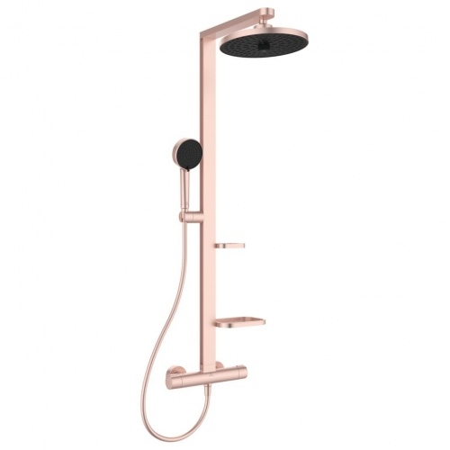 Colonne de douche thermostatique ALU+ Rose BD583RO (11) Colonne de douche thermostatique ALU+ Rose BD583RO (11)
