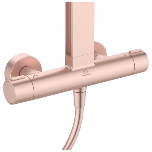 Colonne de douche thermostatique ALU+ Rose BD583RO (14) Colonne de douche thermostatique ALU+ Rose BD583RO (14)