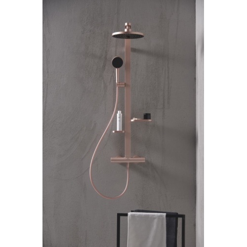 Colonne de douche thermostatique ALU+ Rose BD583RO (4) Colonne de douche thermostatique ALU+ Rose BD583RO (4)