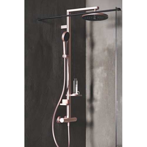 Colonne de douche thermostatique ALU+ Rose BD583RO (6) Colonne de douche thermostatique ALU+ Rose BD583RO (6)