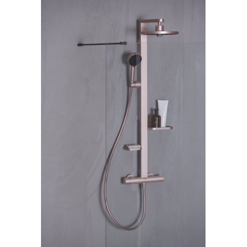 Colonne de douche thermostatique ALU+ Rose BD583RO (7) Colonne de douche thermostatique ALU+ Rose BD583RO (7)