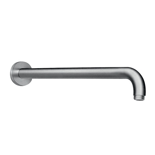 Bras De Douche 15,2 Cm SUS 304 Or Brossé - Raccord Mur/Pommeau, Filetage NPT Et G1/2, Bride Incluse