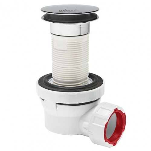 Bonde recoupable et siphon de lavabo ultra compact NANO 6.7*