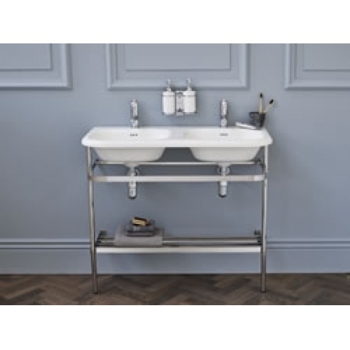 Mitigeur CHELSEA sans vidage - Blanc cameo_e_double_basin_1000_150 Mitigeur CHELSEA sans vidage - Blanc cameo_e_double_basin_1000_150