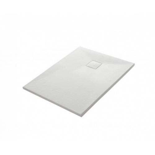 Receveur de douche CENTURIA Stone Cover Blanc 100x80cm