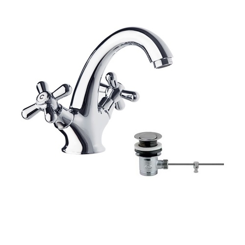 Mélangeur de lavabo rétro GAUDI avec vidage tirette - 1167** 261828 Mélangeur de lavabo rétro GAUDI avec vidage tirette - 1167** 261828