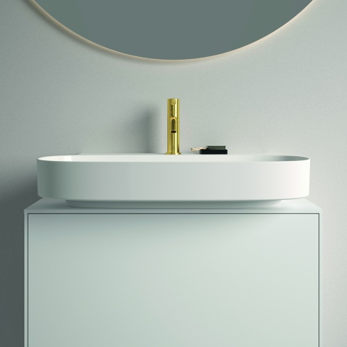 Vasque à poser ou à suspendre LINDA-X Blanc brillant T4991 (5) Vasque à poser ou à suspendre LINDA-X Blanc brillant T4991 (5)