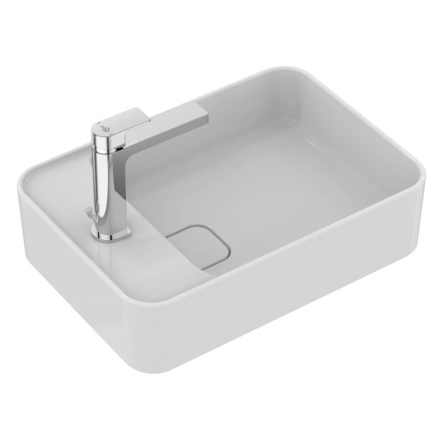 Vasque à poser avec plage STRADA II 50x35 cm Blanc brillant T2964 (2) Vasque à poser avec plage STRADA II 50x35 cm Blanc brillant T2964 (2)