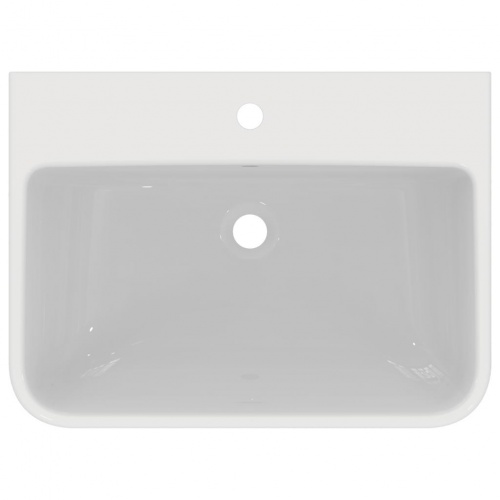 Lavabo suspendu I.LIFE B Blanc - 60 cm T4607 (5) Lavabo suspendu I.LIFE B Blanc - 60 cm T4607 (5)