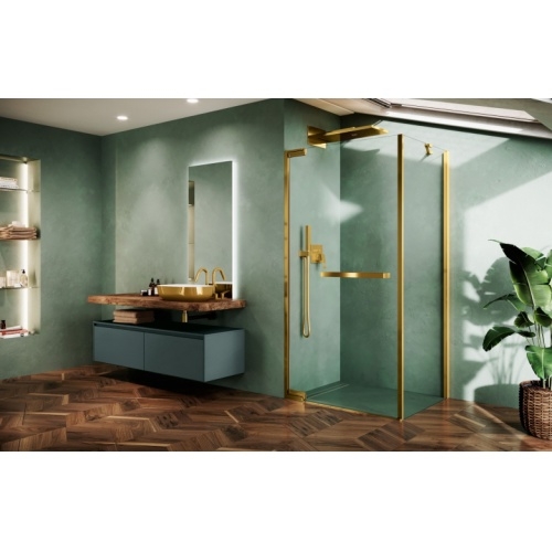 Paroi de douche d'angle N180 G+F - Or Brillant - 78.4cm N180G+F Paroi de douche d'angle N180 G+F - Or Brillant - 78.4cm N180G+F