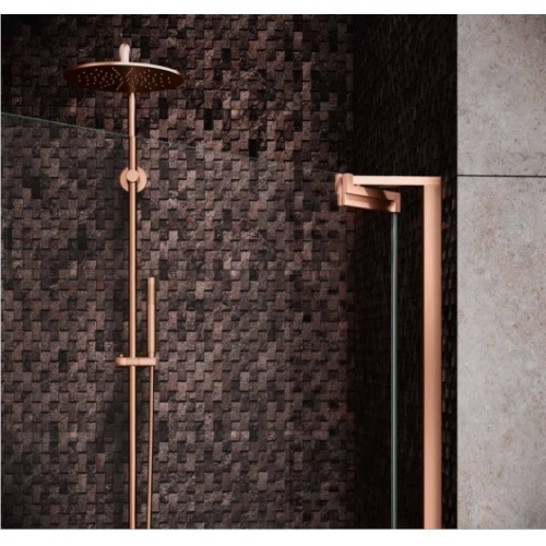 Paroi de douche pivotante N180 1B - Or Rose Brossé - 79 cm N180_1 Paroi de douche pivotante N180 1B - Or Rose Brossé - 79 cm N180_1