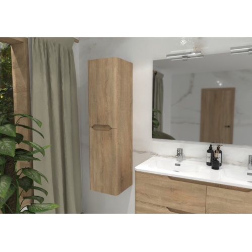 Colonne de salle de bain LUNA 135cm Bois Clair LUNA-colonne-bois clair Colonne de salle de bain LUNA 135cm Bois Clair LUNA-colonne-bois clair