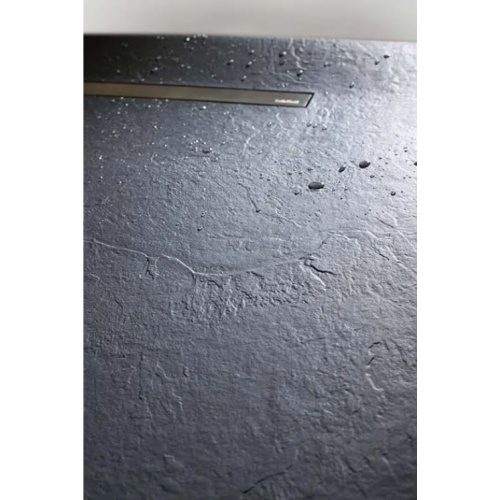 Receveur de douche souple SolidSoft LINEAR DRAIN Anthracite 90x120 cm Linear Drain Texture Receveur de douche souple SolidSoft LINEAR DRAIN Anthracite 90x120 cm Linear Drain Texture