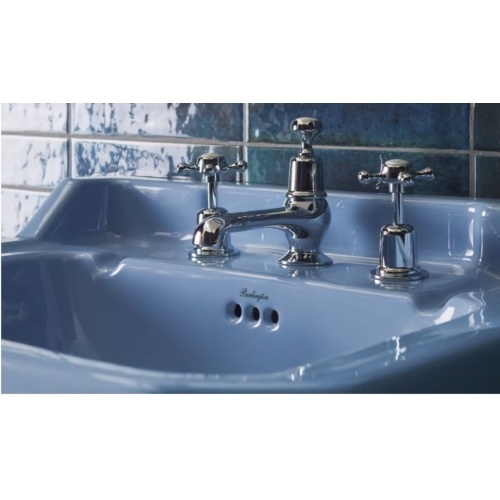 Vasque ENCHANTED BLUE Burlington Edourdian 61 cm - 2 trous Enchanted Blue Vasque ENCHANTED BLUE Burlington Edourdian 61 cm - 2 trous Enchanted Blue