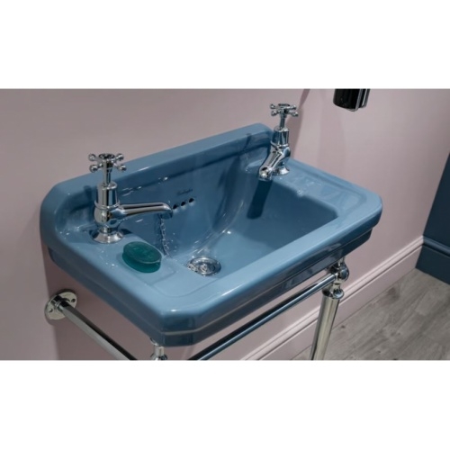 Lave-mains ALASKA BLUE Burlington Edourdian 51 cm Alaska Blue Lave-mains ALASKA BLUE Burlington Edourdian 51 cm Alaska Blue