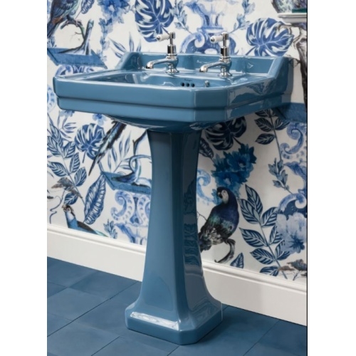 Vasque ALASKA BLUE Burlington Edourdian 61 cm - 2 trous burlington-bespoke-Alaska-Blue Vasque ALASKA BLUE Burlington Edourdian 61 cm - 2 trous burlington-bespoke-Alaska-Blue