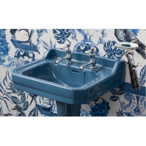 Vasque ALASKA BLUE Burlington Edourdian 61 cm - 2 trous burlington-lavabo-retro-bespoke-Alaska-Blue_2 Vasque ALASKA BLUE Burlington Edourdian 61 cm - 2 trous burlington-lavabo-retro-bespoke-Alaska-Blue_2