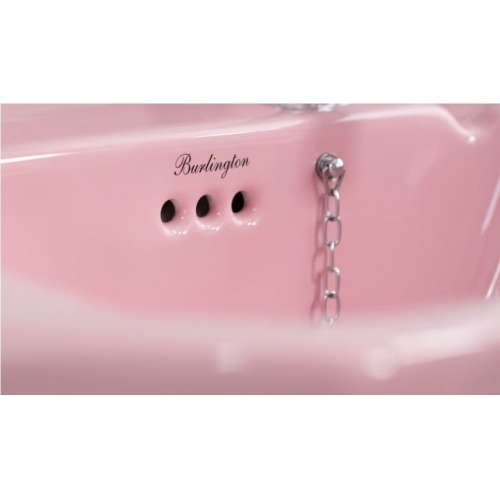 Vasque CONFETTI PINK Burlington Edourdian 56 cm - 2 trous Confetti Pink-3 Vasque CONFETTI PINK Burlington Edourdian 56 cm - 2 trous Confetti Pink-3