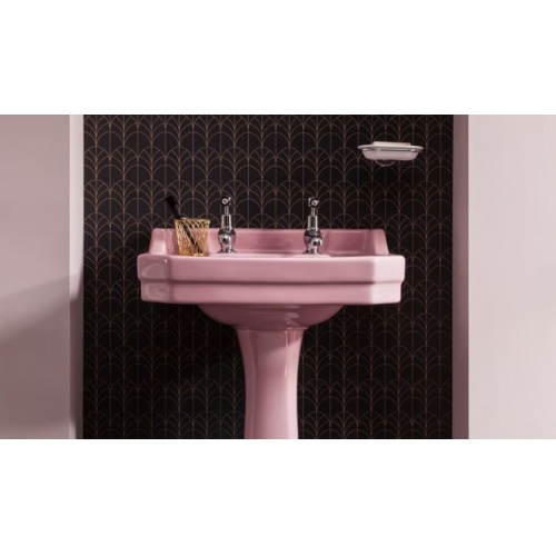 Vasque CONFETTI PINK Burlington Edourdian 56 cm - 2 trous Confetti Pink-4 Vasque CONFETTI PINK Burlington Edourdian 56 cm - 2 trous Confetti Pink-4