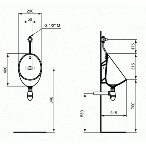 Pack urinoir APPLIQUE 3 en 1 Porcher_P0245 (1)