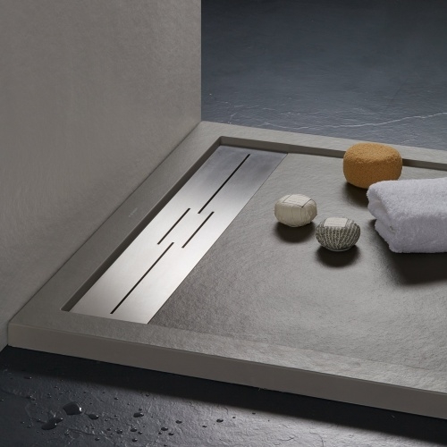 Receveur de douche écoulement linéaire Andromède Ciment 100x100 Andromeda_Nox_Ciment Receveur de douche écoulement linéaire Andromède Ciment 100x100 Andromeda_Nox_Ciment