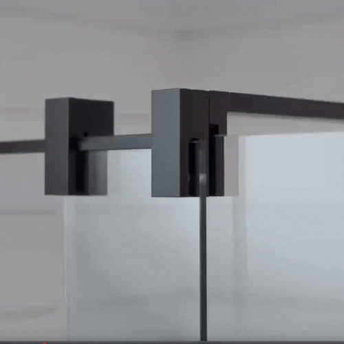 Paroi de douche coulissante H STYLE Noir - Droite - 180cm 1679585446897 Paroi de douche coulissante H STYLE Noir - Droite - 180cm 1679585446897