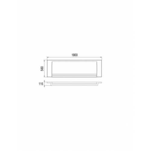 Tablier frontal pour baignoire droite 180cm 660355 001 87_Schéma Tablier frontal pour baignoire droite 180cm 660355 001 87_Schéma