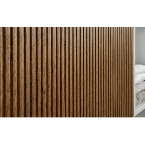 Meuble de salle de bains DIVA Bois cannelé 180 cm DIVA Facade Meuble de salle de bains DIVA Bois cannelé 180 cm DIVA Facade