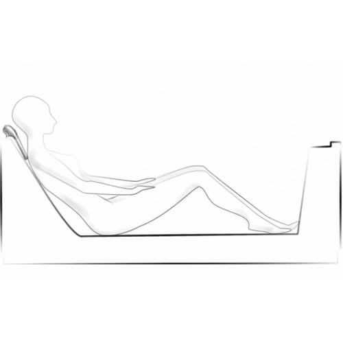 Baignoire à encastrer SENSE 4 2.0 Standard Blanc Brillant - 170x75 cm SENSE4_schizzo fondo piatto Baignoire à encastrer SENSE 4 2.0 Standard Blanc Brillant - 170x75 cm SENSE4_schizzo fondo piatto