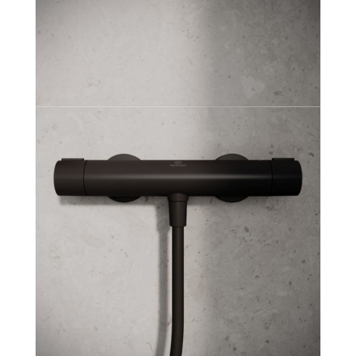 Mitigeur de douche thermostatique ALU+ Noir Mat BD582XG (3) Mitigeur de douche thermostatique ALU+ Noir Mat BD582XG (3)