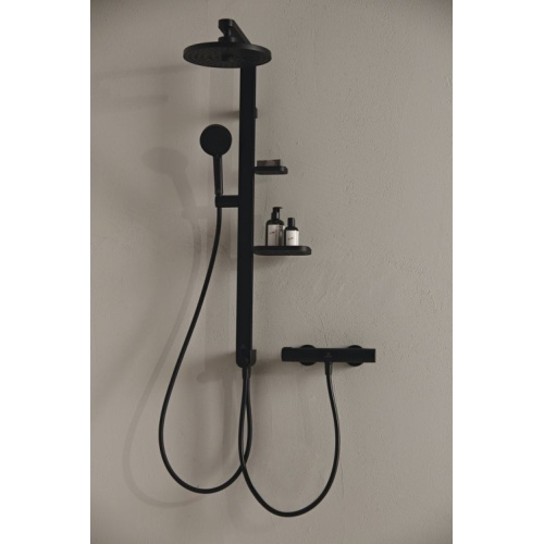 Mitigeur de douche thermostatique ALU+ Noir Mat BD582XG (4) Mitigeur de douche thermostatique ALU+ Noir Mat BD582XG (4)