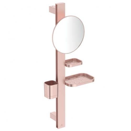 Ensemble d'accessoire Beauty Bar 20 x3 Rose brossé BD589ro (2) Ensemble d'accessoire Beauty Bar 20 x3 Rose brossé BD589ro (2)