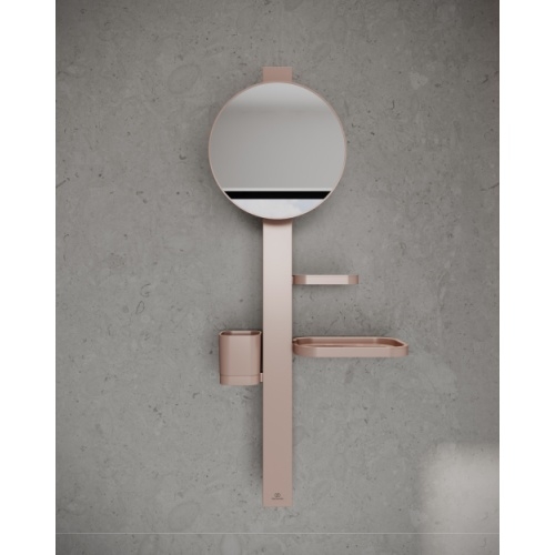 Ensemble d'accessoire Beauty Bar 20 x3 Rose brossé BD589ro (3) Ensemble d'accessoire Beauty Bar 20 x3 Rose brossé BD589ro (3)