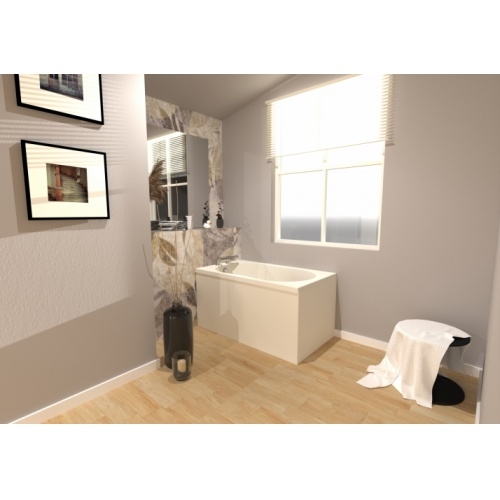 Baignoire compacte NOMADE 120x70cm Baignoire NOMADE 120-70 (face) Baignoire compacte NOMADE 120x70cm Baignoire NOMADE 120-70 (face)
