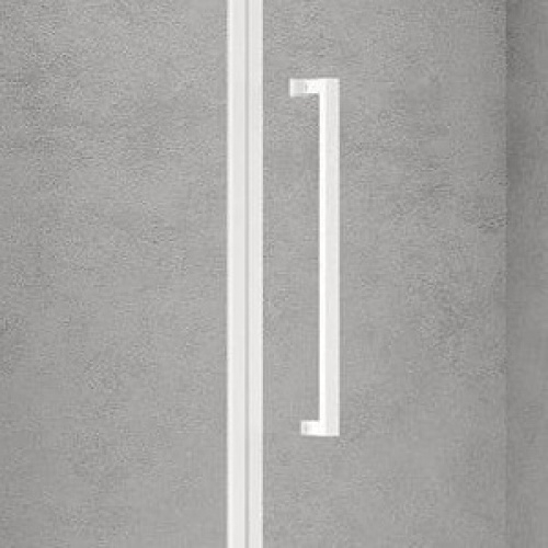 Paroi pivotante et pliante YOUNG 2GS - Transparent - Blanc - Droite - 77 cm YOUNG 2GS Poignée Paroi pivotante et pliante YOUNG 2GS - Transparent - Blanc - Droite - 77 cm YOUNG 2GS Poignée