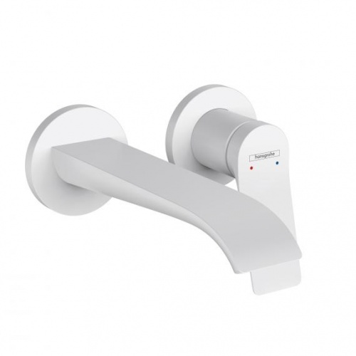 Mitigeur de lavabo encastré mural VIVENIS Blanc Mat Mitigeur de lavabo encastré mural VIVENIS Blanc Mat