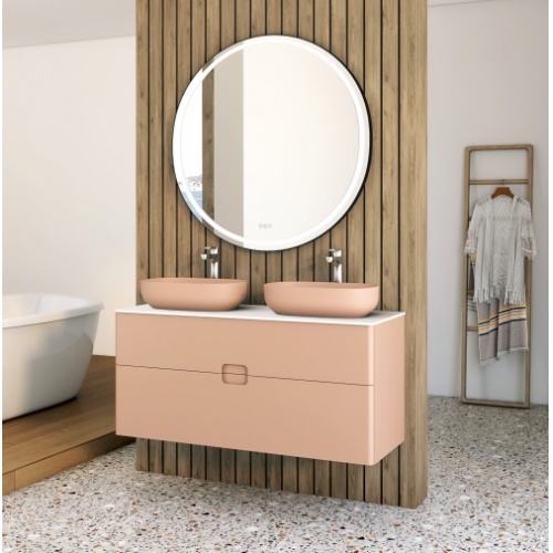 Meuble vasque ALLURE Abricot Mat Meuble vasque ALLURE Abricot Mat