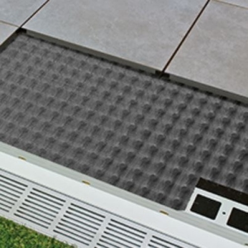 Natte de drainage pour revêtements extérieurs DURABASE DD 80++ 12.5 m² DURABASE DD80 _2 Natte de drainage pour revêtements extérieurs DURABASE DD 80++ 12.5 m² DURABASE DD80 _2