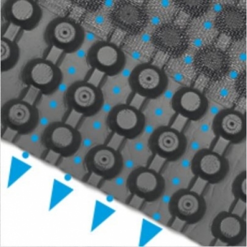 Natte de drainage pour revêtements extérieurs DURABASE DD 80++ 12.5 m² DURABASE DD80 _6 Natte de drainage pour revêtements extérieurs DURABASE DD 80++ 12.5 m² DURABASE DD80 _6