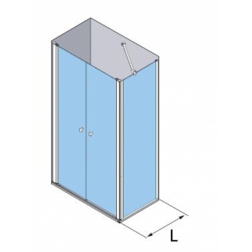 Fixe latéral HADA Plus 307 - Transparent - Argent - 90 cm LDF-HP-307 Schema Fixe latéral HADA Plus 307 - Transparent - Argent - 90 cm LDF-HP-307 Schema