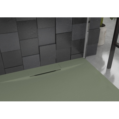 Receveur de douche VOLANO Vert Eucalyptus 90x90cm receveur-de-douche-rectangulaire-vert-eucalyptus-120x80cm-volano_AQ_248498-003