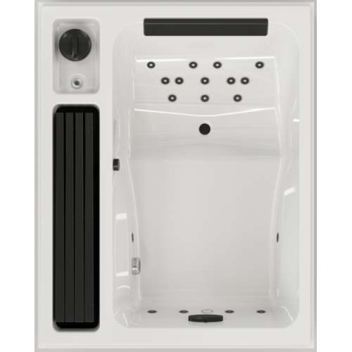 MAGIC SPA+ 2 places - Tête à Droite - Tablier Bois Clair Magic Spa + - dessus - tetes a droite MAGIC SPA+ 2 places - Tête à Droite - Tablier Bois Clair Magic Spa + - dessus - tetes a droite