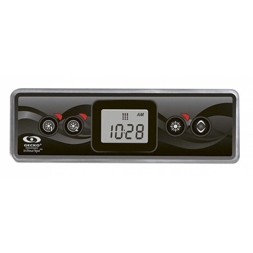 MAGIC SPA+ 2 places - Tête à Gauche - Tablier Verre noir Clavier Gecko k300 - Magic Spa+ MAGIC SPA+ 2 places - Tête à Gauche - Tablier Verre noir Clavier Gecko k300 - Magic Spa+