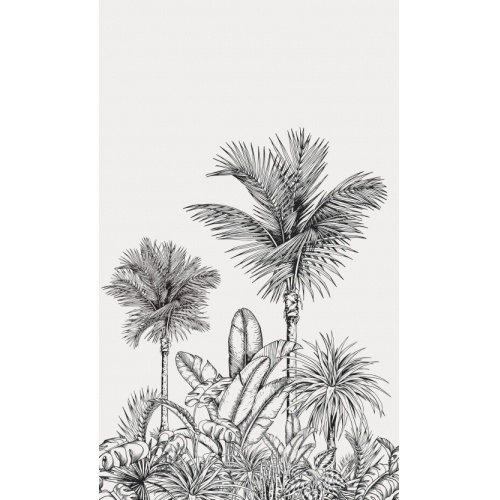 Panneau Mural décoratif KINEWALL DESIGN Palmiers NB - L150xH202 cm