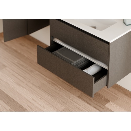 Meuble vasque JUPITER 3.0 Tissé Gris 80 cm - SANS miroir Jupiter-80-tissé gris foncé-ambiance_3 Meuble vasque JUPITER 3.0 Tissé Gris 80 cm - SANS miroir Jupiter-80-tissé gris foncé-ambiance_3