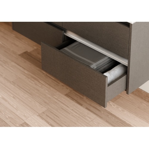 Meuble double vasque JUPITER 3.0 Tissé Gris 120cm avec Miroir REFLET Jupiter-120-tissé gris foncé-ambiance_1 Meuble double vasque JUPITER 3.0 Tissé Gris 120cm avec Miroir REFLET Jupiter-120-tissé gris foncé-ambiance_1
