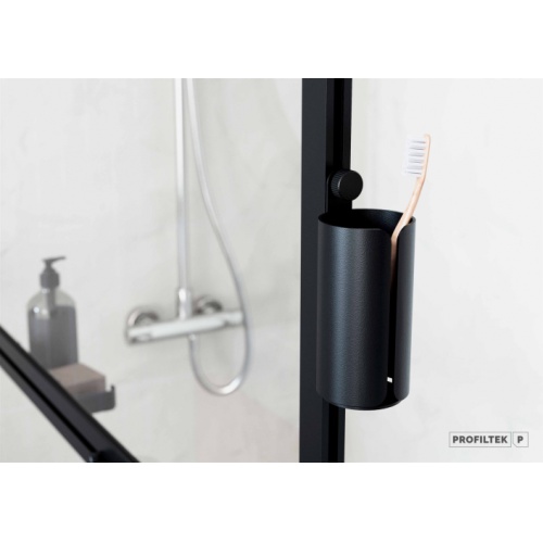 Pot pour paroi de douche TWIN TW2002-Negro-Transp-D3 Pot pour paroi de douche TWIN TW2002-Negro-Transp-D3